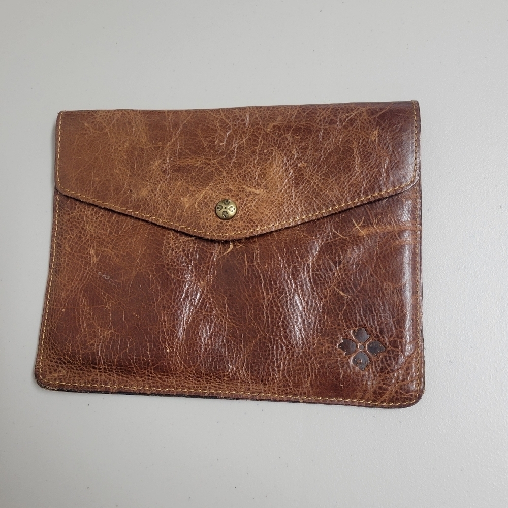 Patricia Nash Brown Leather Wallet Clutch. - Picture 13 of 14